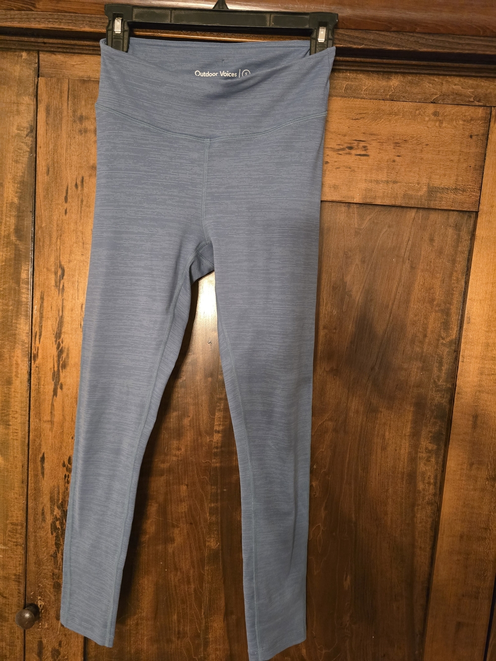 O Outdoor Voices Heather/ Slate Stretch Leggings Small